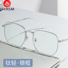 万新 winsee 1.60 MR-8 e洁膜高清镜片（阿贝数40）+多款钛架可选（发货带镜片包装）