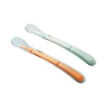 嫚熙硅胶勺子新生婴儿宝宝辅食勺训练吃饭通用喂水喂奶喂药小软勺