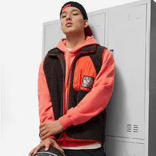 李宁 LI-NING 反伍BADFIVE篮球系列马甲男官方开衫冬季加绒运动服