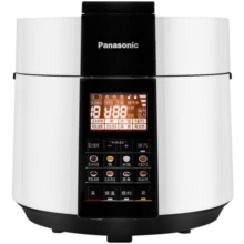 松下（Panasonic）全自动电压力锅 家用电高压电饭锅一体 多功能高压电饭煲5-8个人 无水料理自动排气5升大容量PS509 【 5L 】3段压力+无水原味焗