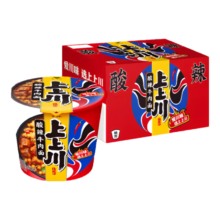临期：统一 上上川酸辣牛肉面122g*12桶/箱（25/3/23）