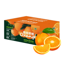 玖原农珍 江西赣南脐橙 净果9斤普通箱优选果110-160g