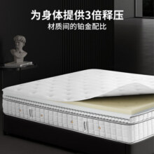 芝华仕（CHEERS）【线下同款】五星床垫席梦思独立袋装弹簧乳胶垫子芝华士D113 释压精灵-1.8m 年后发货（详询客服）