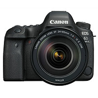 佳能 EOS 6D Mark II 全画幅 数码单反相机 黑色 EF 24-105mm F4L IS II USM 变焦镜头 单镜头套机