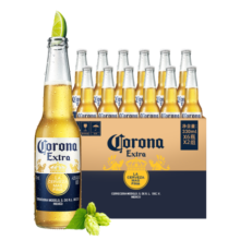 科罗娜（CORONA）特级啤酒330ml*12瓶啤酒整箱装经典拉格百威集团年货节送礼