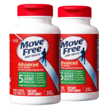 再降价：Move Free益节 氨糖软骨素绿瓶120粒*2瓶 * 2件
