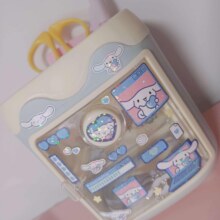 蓝色猪猪笔筒  1个