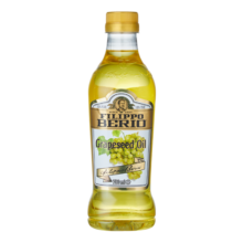 翡丽百瑞 葡萄籽油750ML 意大利原装进口 食用油 （FILIPPO BERIO）清淡油