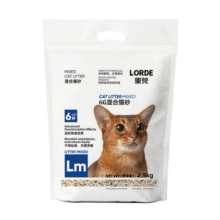 lorde里兜 6重混合猫砂豆腐膨润土矿砂除臭猫沙幼猫用品可冲厕所 【镇店】2.5kgx4袋共10kg