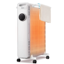 美的（Midea）取暖器 家用电暖器节能对流浴室暖风机家用卧室大面积省电电暖气 欧式快热炉HDY20K HDY20K米白