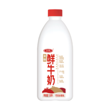 三元 全脂 鲜牛奶 1.8L 大桶家庭装  巴氏杀菌 早餐搭档