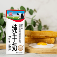 辉山 全脂纯牛奶250ml*24盒