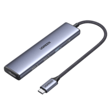 绿联Type-C扩展坞4K高清HDMI1.4投屏转接口拓展坞HUB扩展器适用华硕联想笔记本电脑平板手机Switch掌机