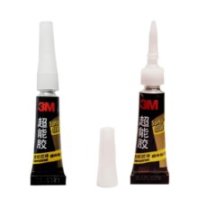 3M 胶水 透明快干胶 玻璃陶瓷木材金属塑料橡胶粘合4支装
