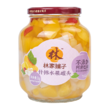 88会员：林家铺子 双色水果罐头1kg×1瓶