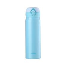 膳魔师（THERMOS）保温杯男女不锈钢水杯子大容量保冷防漏弹盖学生520礼物JNL系列 湖蓝色(502-SKY) 500ml 500ml