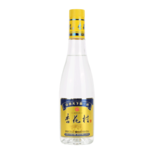 杏花村杏花 光瓶 金标 白酒 玻瓶 纯粮食酒 股份出品 清香型白酒 53度 450mL 12瓶 整箱【提升版】