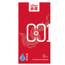 zioxx 赤尾 001系列 玻尿酸安全套 6只
