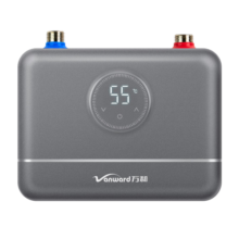 万和（Vanward）即热式电热水器小厨宝5500W迷你家用电热水加热器省电集成免储水不限水量过水热水宝 5500W 星云灰+小厨宝+配件礼包