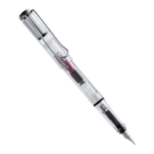 凌美（LAMY）钢笔签字笔 生日节日礼物学生成人练字文具 德国进口 自信系列墨水笔 全透明质感 F0.7mm