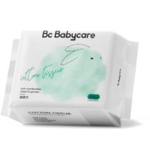 babycare 100%棉婴儿棉柔巾 干湿两用 100抽1包