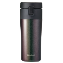 乐扣乐扣（LOCK&LOCK） 鎏金弹跳配茶网316不锈钢外带保温杯 LHC3280BLK-360ml黑