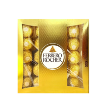 费列罗（FERRERO）榛果牛奶巧克力25粒礼盒装婚庆喜糖进口零食520情人节礼物312g
