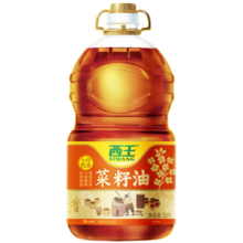 西王食用油 小榨甄香菜籽油5L 非转基因 物理压榨 食用油
