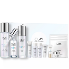 玉兰油（OLAY）超抗小白瓶面部精华美白水乳礼盒美白提亮去黄护肤品套装新年礼物
