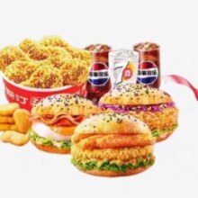 美团到店 塔斯汀【开工大吉】十全十美 花样10件套