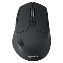 logitech 罗技 M720 2.4G蓝牙 优联 双模无线鼠标 1000DPI 黑色