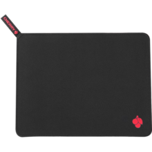 CHERRY樱桃 鼠标垫中号 办公桌垫 键盘垫 游戏鼠标垫 高密纤维顺滑鼠标垫 黑色细面 360*280*4mm