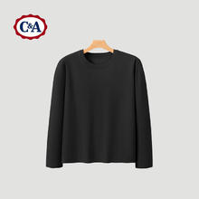 C&A 圆领打底衫 黑色 M