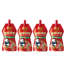 李锦记（LEE KUM KEE）番茄酱 番茄沙司西红柿拌饭面酱抓饼调味烧烤火锅调料凉拌蘸料汁 西红柿沙司320G_袋装*4袋