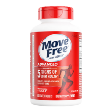 京东百亿补贴：Move Free益节氨糖软骨素钙片 红瓶80粒