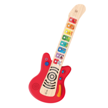 Hape(德国)儿童玩具早教音乐器智能混音触控弹唱吉他男女孩礼物800901