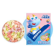 小鹿蓝蓝_婴幼儿有机蝴蝶面 婴儿辅食 澳洲阳光小麦7种冻干果蔬营养 200g