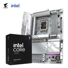 京东PLUS：技嘉 冰雕 B860 AORUS ELITE ICE WiFi 7 D5主板+英特尔 酷睿 U7-265K盒装处理器 板U套装