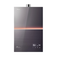 美的（Midea）燃气热水器安睡M9系列16升天然气家用洗澡 一级静音双核无极恒温水伺服下置风机以旧换新 16L M9 MAX·天然气