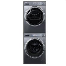 海尔 Haier 极光系列 EG100MATE81SU1+EHGS100FMATE81U1 热泵式洗烘套装 极光灰