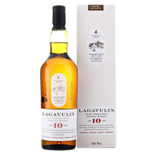 乐加维林（Lagavulin）10年苏格兰威士忌 700ml 43度 礼盒装进口洋酒