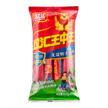双汇王中王火腿香肠 无淀粉 40g*10支/400g袋装 速食香肠 露营 烧烤款