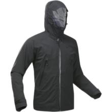 迪卡侬 DECATHLON 硬壳冲锋衣男女户外休闲登山徒步防风防水夹克风衣MH500外套 男款-曜石黑 XL