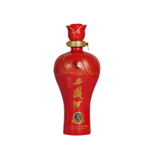 西凤酒 宝花瓷10年 45度 248ml 单瓶装 凤香型白酒
