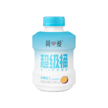 简爱超级桶酸奶 风味发酵乳百香果味450g*1瓶 吨吨桶 桶装酸奶