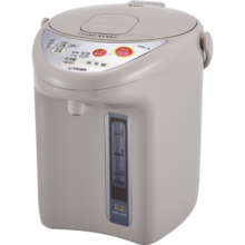 虎牌（TIGER）电热水瓶 智能定时3段保温 防倒下出水电热水壶 PDH-A22C 2.2L电水壶 驼色CU