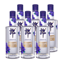 郎酒 顺品郎蓝顺 浓酱兼香型白酒 45度280ml*6瓶 整箱装 （非原箱）