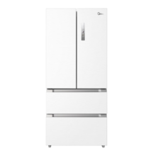 美的（Midea）急速净味508变频一级能效法式双系统四开门多门白色冰箱家用高容智能风冷无霜以旧换新国家补贴 BCD-508WTPZM(E)极地白