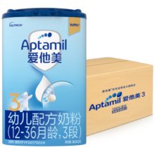 爱他美（Aptamil） 【新国标】幼儿配方奶粉(12–36月龄 3段)800g*6罐