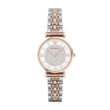 安普里奥·阿玛尼（Emporio Armani）手表女满天星石英时尚镶钻女士腕表生日礼物送女友AR1926